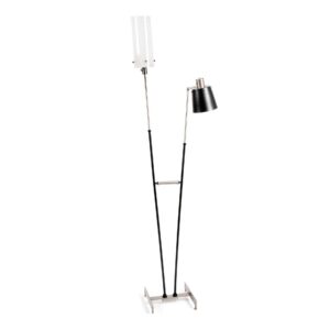 DelightFull Lampa podłogowa PASTORIUS mosiądz aluminium akryl