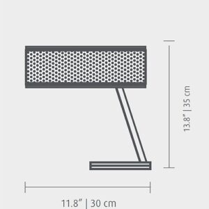 DelightFull Lampa stolikowa MARCUS mosiądz aluminium stal akryl