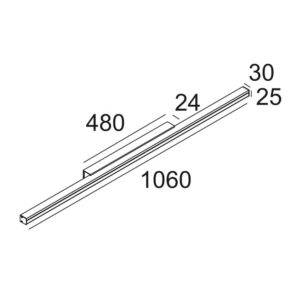 Delta Light Kinkiet FEMTOLINE TP 100 led 22W
