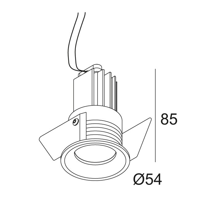 Delta Light lampa wpuszczana MICRO REO 92735