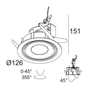 Delta Light lampa wpuszczana TWEETER M ST 9-SOFT