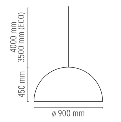 FLOS lampa wisząca SKYGARDEN