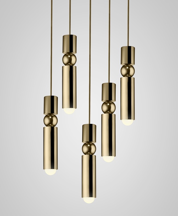 FULCRUM CHANDELIER 5 PIECE