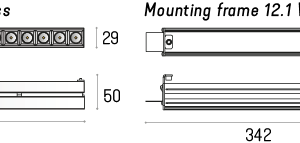 LABRA lampy wpuszczane SHIFT 12.1 WP Trimless On-Off
