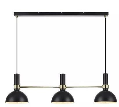 Markslojd Lampa wisząca LARRY 3L czarna