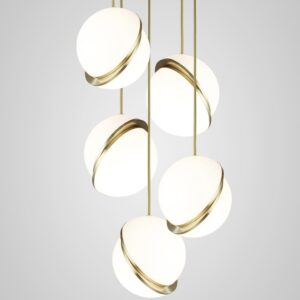 MINI CRESCENT CHANDELIER 5 PIECE