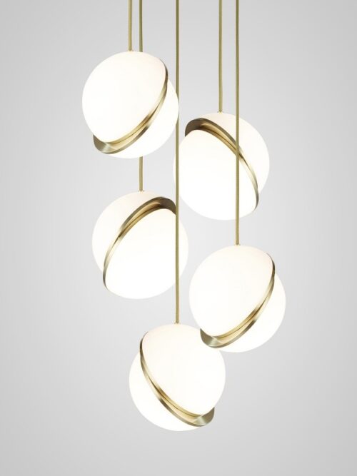MINI CRESCENT CHANDELIER 5 PIECE