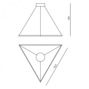 RAMKO lampa wisząca ORIGAMI 67031