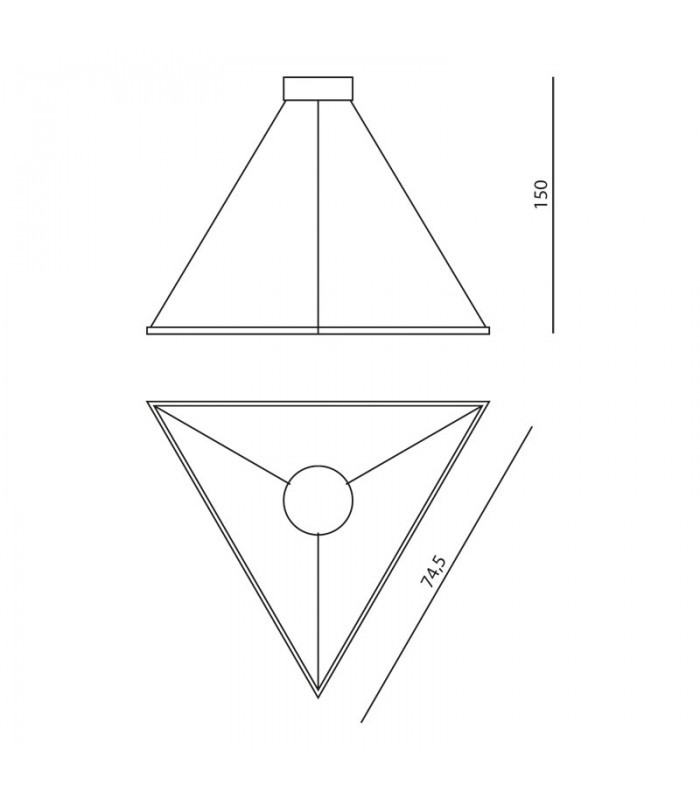 RAMKO lampa wisząca ORIGAMI 67031
