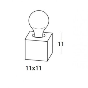 Vesoi lampa stolikowa CUBO