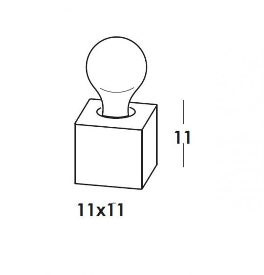 Vesoi lampa stolikowa CUBO