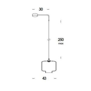 Vesoi lampa wisząca COCO 60/s2