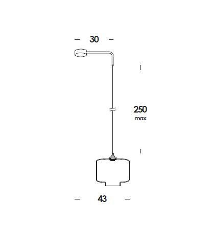 Vesoi lampa wisząca COCO 60/s2