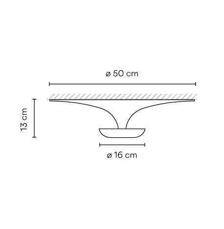 VIBIA lampa natynkowa FUNNEL