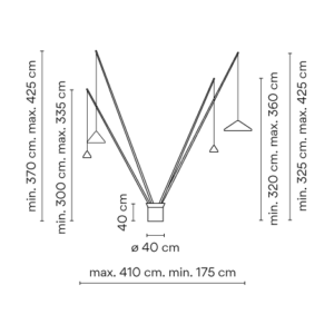 VIBIA lampa podłogowa NORTH 5620