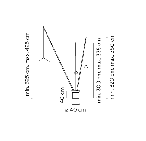 VIBIA lampa podłogowa NORTH 5620