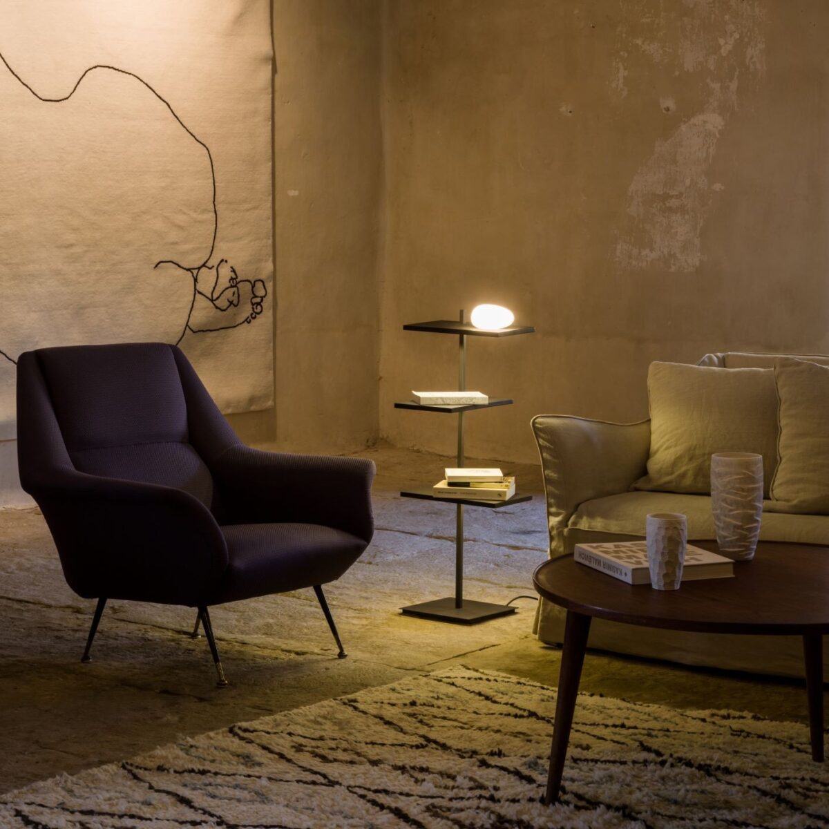 VIBIA lampa podłogowa SUITE 6005-6012