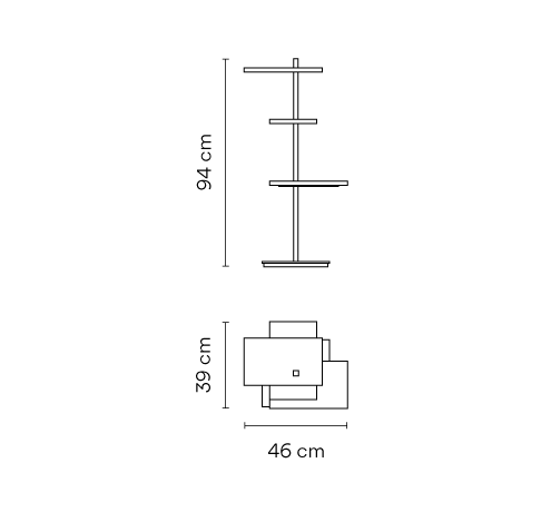 VIBIA lampa podłogowa SUITE 6005-6012