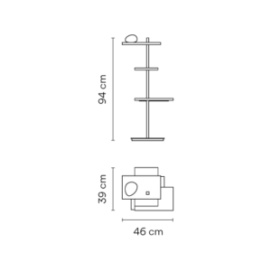 VIBIA lampa podłogowa SUITE 6005-6012