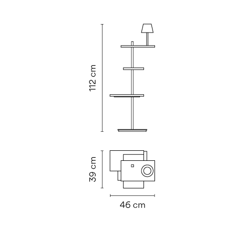 VIBIA lampa podłogowa SUITE 6005-6012