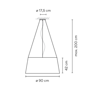 VIBIA lampa wisząca WARM
