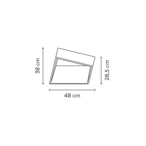 VIBIA lampa zewnętrzna BREAK 4108