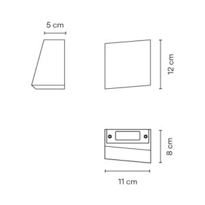 VIBIA lampa zewnętrzna BREAK 4110