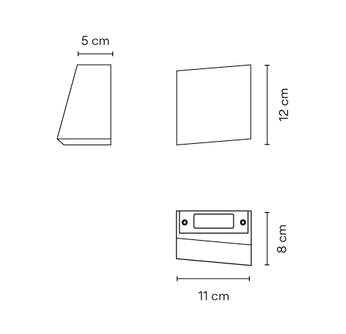 VIBIA lampa zewnętrzna BREAK 4110