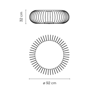 VIBIA lampa zewnętrzna MERIDIANO
