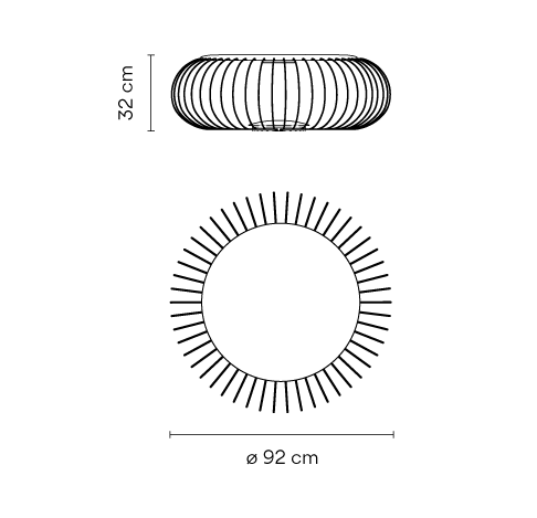 VIBIA lampa zewnętrzna MERIDIANO