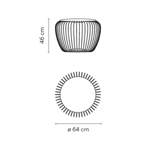 VIBIA lampa zewnętrzna MERIDIANO