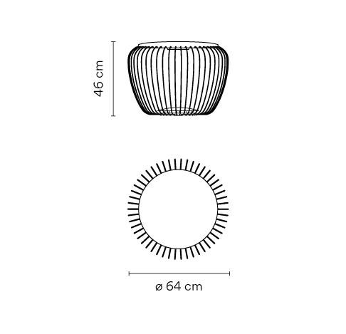 VIBIA lampa zewnętrzna MERIDIANO