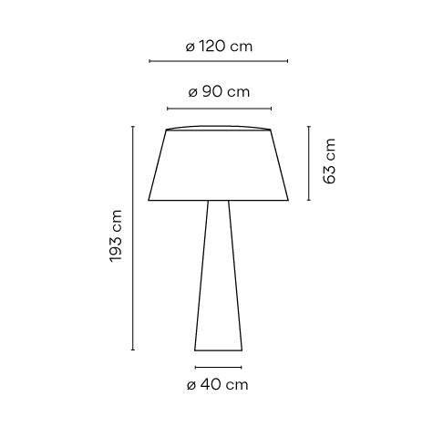 VIBIA lampa zewnętrzna WIND 4057
