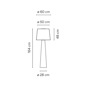 VIBIA lampa zewnętrzna WIND 4057