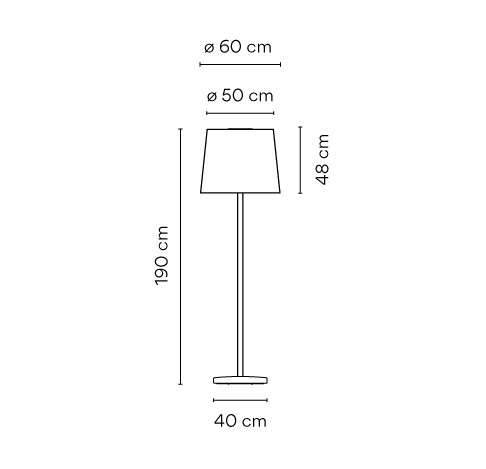 VIBIA lampa zewnętrzna WIND 4057