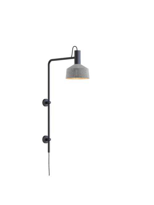 Wever Ducre kinkiety ROOMOR WALL 4.0 CABLE BASE (czarny)