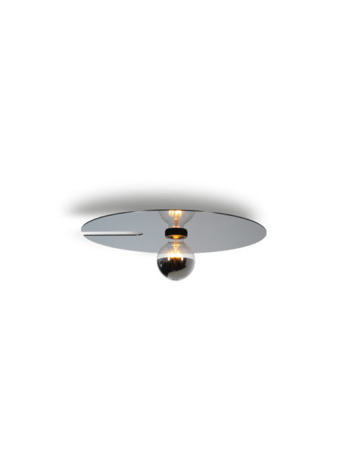 Wever Ducre lampy natynkowe MIRRO CEILING 2.0 (czarny+chromowany)