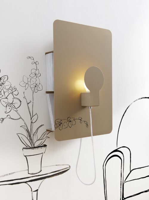 ZAVA Kinkiet SKETCH żelazo led 3W