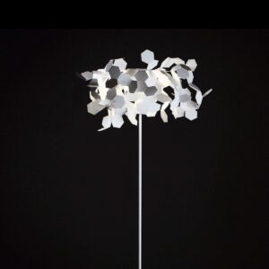 Lampa ZAVA Podłogowa ANDROMEDA aluminium