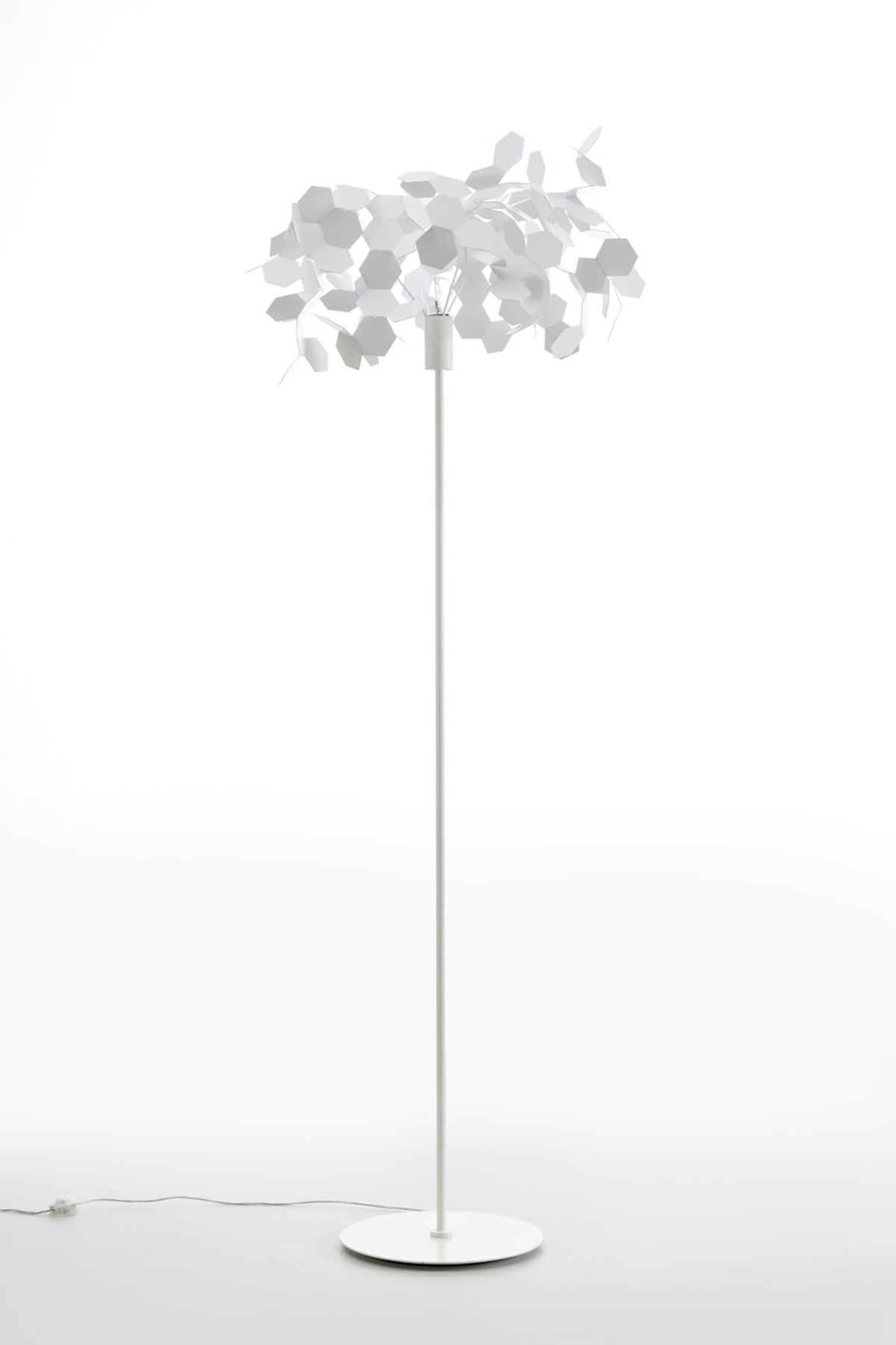 Lampa ZAVA Podłogowa ANDROMEDA aluminium