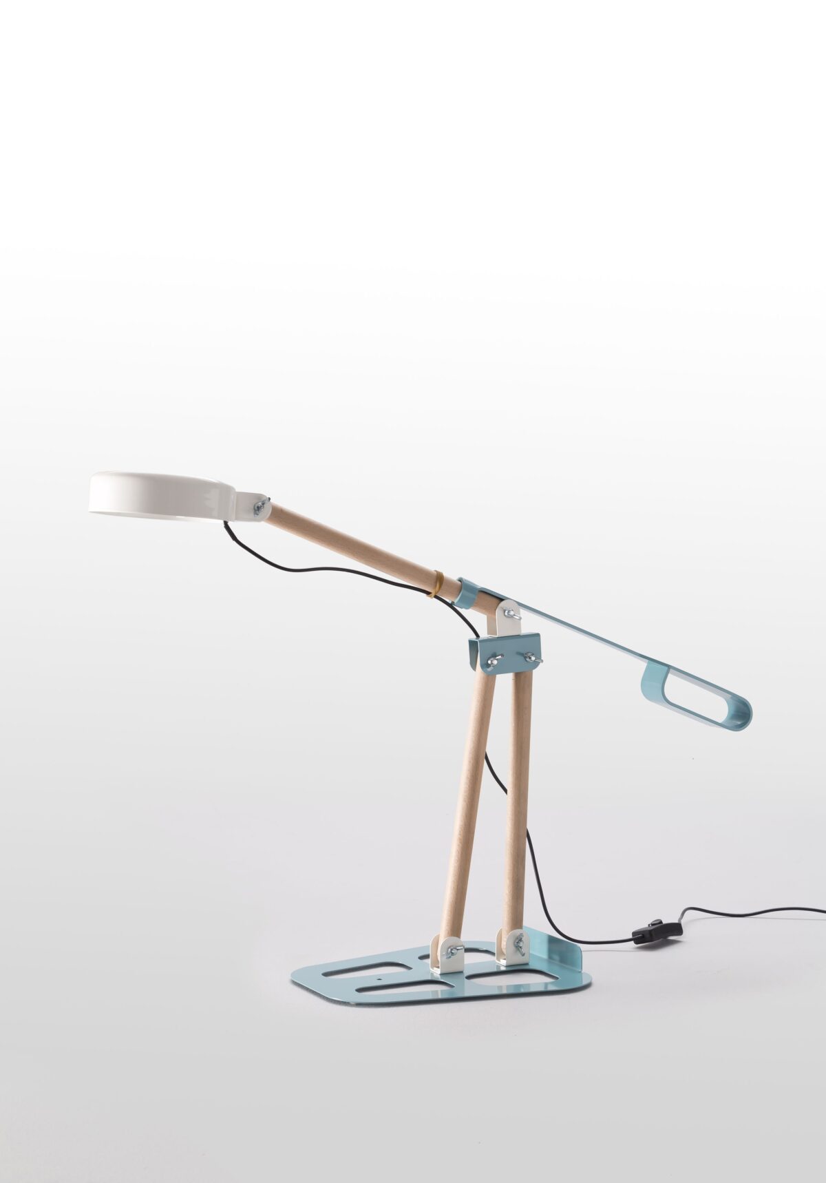 ZAVA Stolikowa GIACOLÙ żelazo drewno led 3W