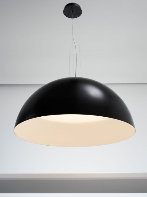 ZAVA Wisząca AMEDEO żelazo aluminium led Ø80