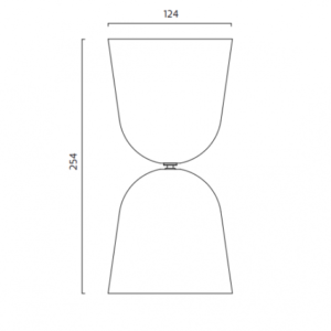 Zero-Lighting Lampa natynkowa Convex