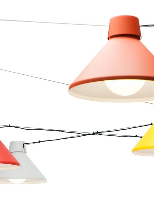 Zero-Lighting Lampa wisząca Daikanyama wire